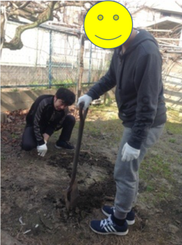 ふわふわ土製造作業！！